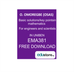 EMA381 E-Textbook For UNIBEN Students By O. OMOREGBE (OSAS)