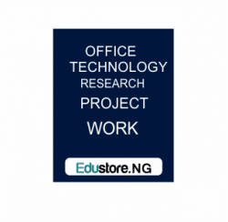New Office Technologies Data Preservation Industrial Training Modern Office Equipments And Their Contributions To The Success Of A Business Organization (A Case Study Of Nnpc Enugu Depot)